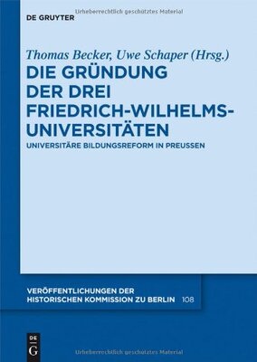 【预售】Die Grundung Der Drei Friedrich-Wilhelms-Unive...
