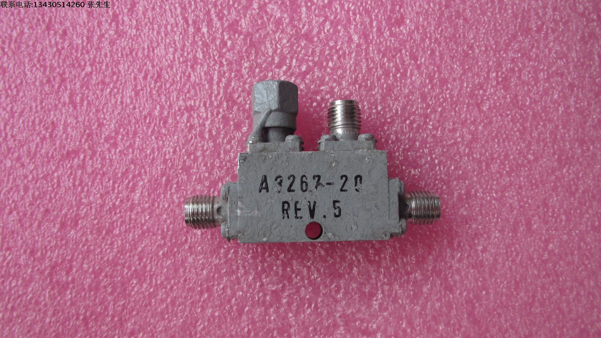 A3263-20  美国 4-8GHz 20dB SMA 射频微波同轴宽带定向耦合器 质量包好，包能用 可提供详细测试图