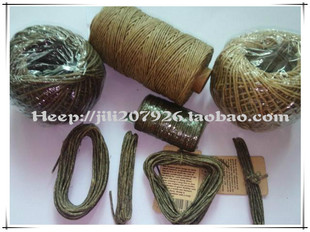 bongs烟具烟斗伴侣 出口蜂蜡麻绳 Wick Hemp 雪茄点火线 浸蜡麻绳