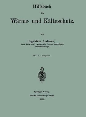 【预订】Hilfsbuch Fur Warme- Und Kalteschutz
