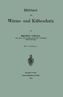 【预订】Hilfsbuch Fur Warme- Und Kalteschutz