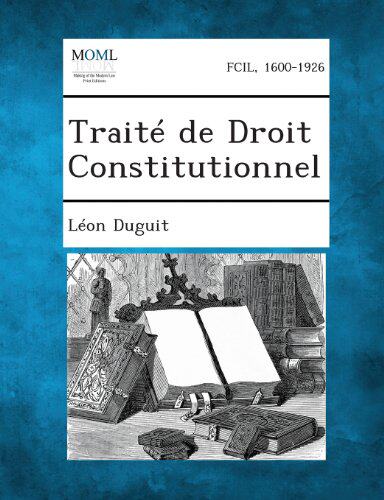 【预售】Traite de Droit Constitutionnel
