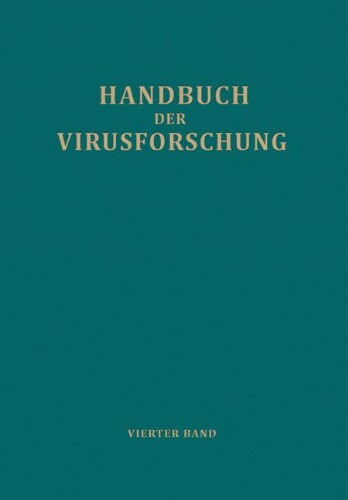 【预订】Handbuch Der Virusforschung: 4. Band...