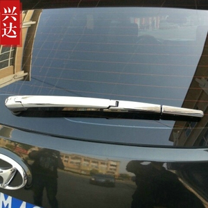 适用于2013-17款北京现代全新胜达后雨刷装饰盖罩 IX45后雨刮贴