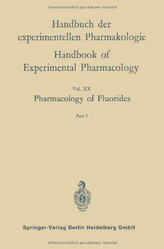 【预订】Pharmacology of Fluorides: Part 1
