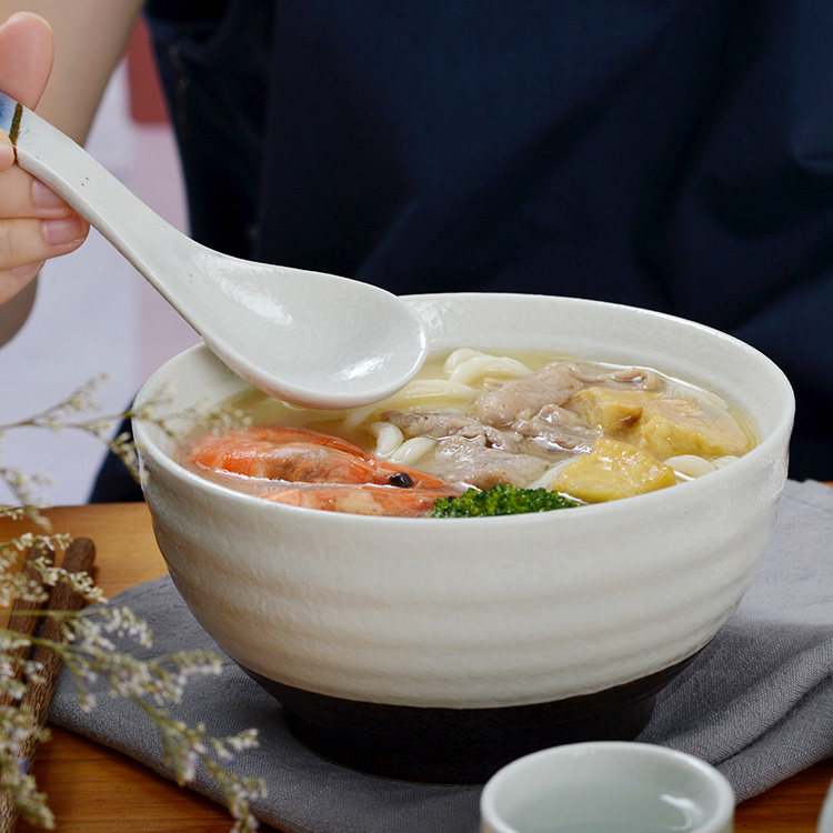 陶瓷日式风海鲜拉面碗