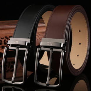KC706 腰带中年 P30 带男士 皮带男真皮头层纯牛皮青年商务裤