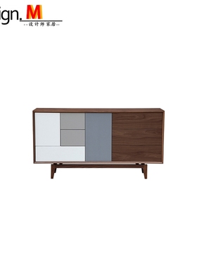 Design.M北欧实木家具 platform sideboard/多功能储物柜 餐边柜
