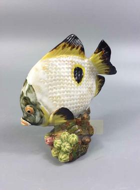 客厅招财摆件海鱼热带鱼