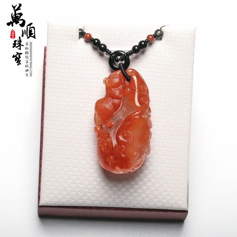 鼠来宝生肖男女款水晶礼品吊坠