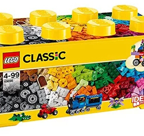 2015款 LEGO乐高拼插积木 创意初级入门 小颗粒中号桶装10696