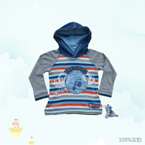 Sigikid男童服装大童连帽长袖衫 骑行运动系列 秋装上市热销款