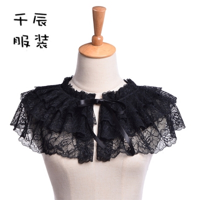 taobao agent Clothing, false collar for princess, black doll, accessory, doll collar