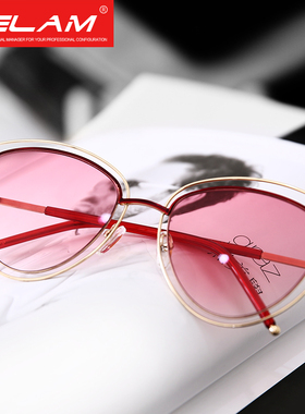 诺森新款韩版复古渐变透色时尚墨镜 太阳镜防紫外线男女潮搭眼镜