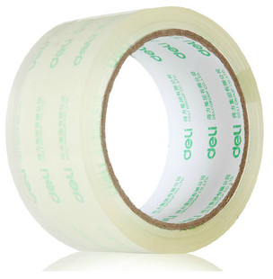 得力办公30202封箱带封箱胶带粘胶带4.8cm×50y透明打包胶带