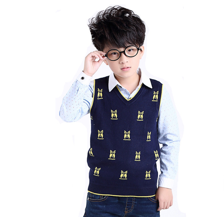 Gilet garcon en cachemire - Ref 2067676 Image 3