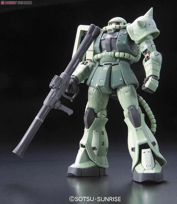 热血玩具模型手办 机动战士敢达 RG ZakuII 绿扎古量产型万代正版