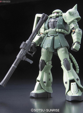 热血玩具模型手办 机动战士敢达 RG ZakuII 绿扎古量产型万代正版