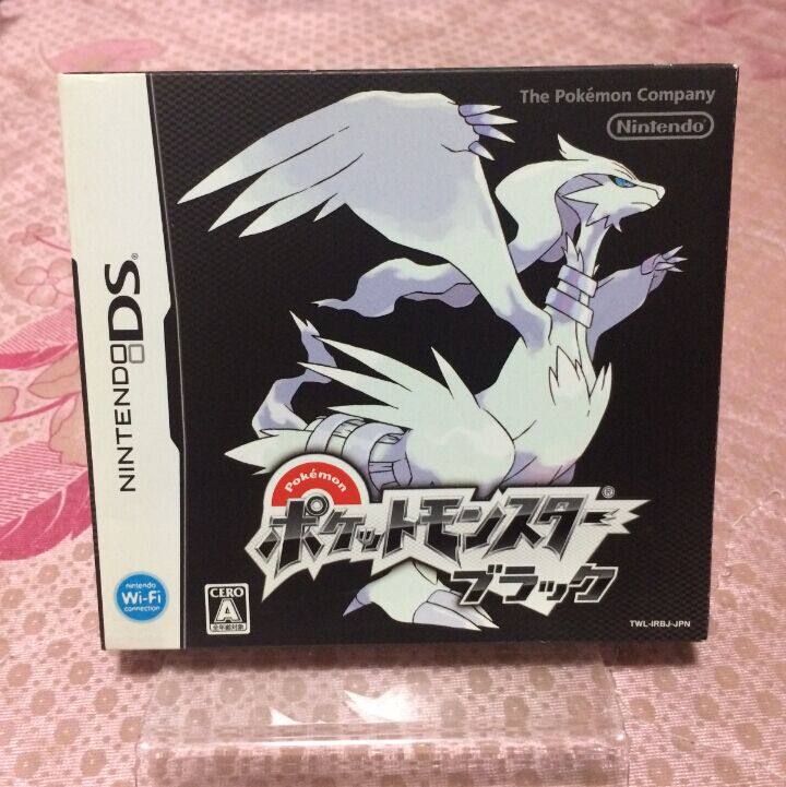 美品 任天堂NDS 3DS掌机适用的   口袋妖怪 黑白 白版1（纸套版）