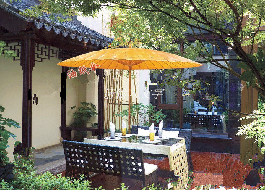 超大型非遗怀旧油纸伞花园户外古风广场防雨婚庆摄影工艺包邮伞