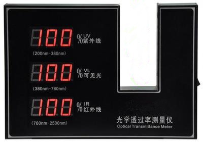 SDR853光学透过率测量仪可同时检测紫外线、红外线和可见光