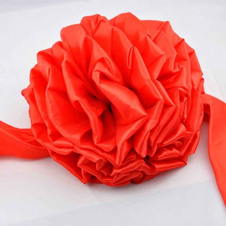 开业剪彩用品 红色彩球 花球当兵参军大红花 婚车彩球颁奖红绣球