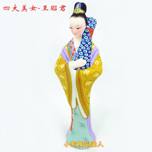 无锡惠山泥人《四大家居摆件泥塑