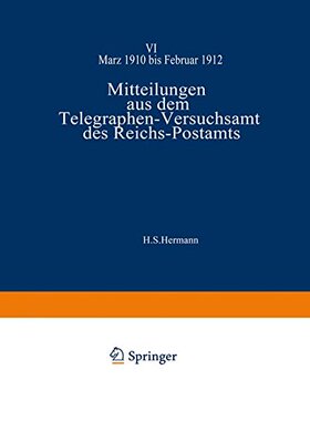 【预订】Mitteilungen Aus Dem Telegraphen-Ver...