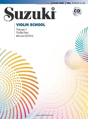【预订】Suzuki Violin School V01 W/CD