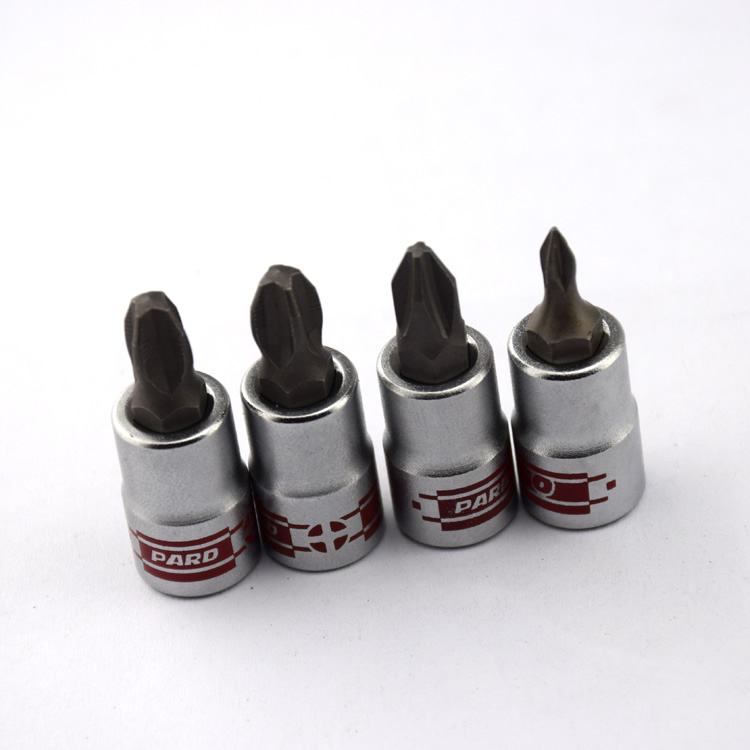 正品美国PARD 进口 十字型 旋具套筒头 1/4 批头 PH0 PH1 PH2 PH3