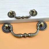 欧式 柜古铜拉手古典衣柜门拉环吊环实心拉手 仿古橱柜抽屉把手鞋