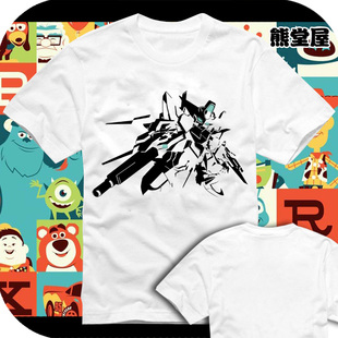 机动战士高达钢弹敢达RebornsGundam再生高达纯棉衣服短袖T恤
