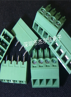 拔插式接线端子 15EDGVC-3.81 4PIN 直针 绿色端子 铜 可直拍出样