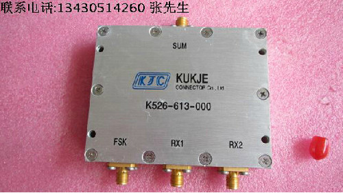 KJC 进口K526-613-000 0.36GHz低通滤波器 / 1GHz高通滤波器 SMA 射频微波同轴 双工器 SUM-FSK 360MHz 低通滤波器 DC-360MHz 请看测试图。 SUM-RX1 1000MHz 高通滤波器 1000-4000MHz 请看测试图。