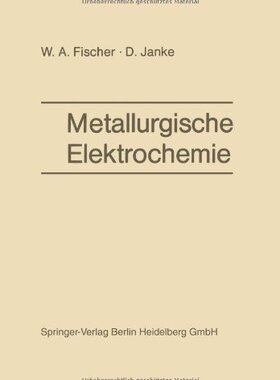 【预订】Metallurgische Elektrochemie