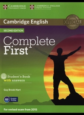 【预售】Complete First Student's Book with Answers [With