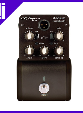 吉他平方美产L.R.Baggs Stadium Electric bass 电木贝斯DI盒现货