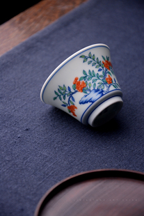 【立明堂】 雍正斗彩的优雅之风【丹翠 报头喜】 杯 售罄