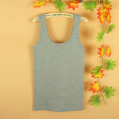 打底衫 女外穿修身 内搭夏美背露背 加厚纯棉保暖U领小吊带背心 春装