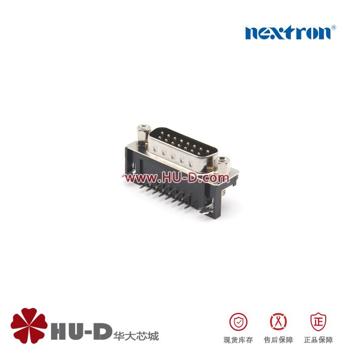 正凌精工 nextron D-USB连接器 卧式DB头 DR-15P 公头/弯针