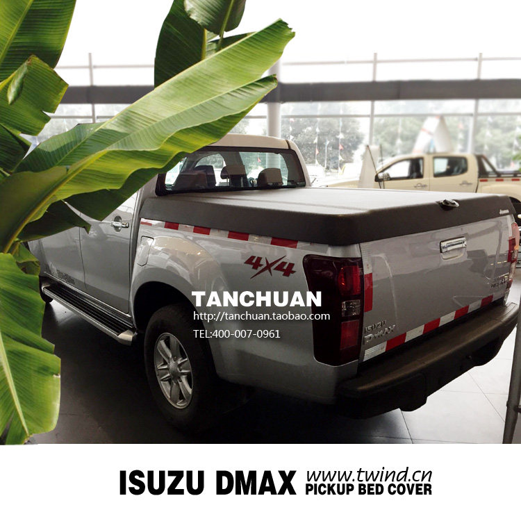 泰国进口五十铃dmax铃拓皮卡车平盖液压手动平板盖子改装