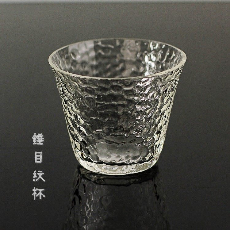 耐热玻璃锤木纹茶杯