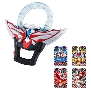 热血玩具模型手办 欧布奥特曼 DX圆环 限定金色50周年 初代卡片