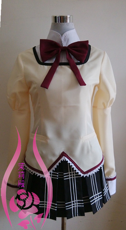 定制cosplay魔卡少女小圆校服