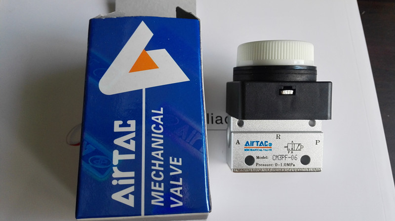 原装正品 亚德客 机械阀CM3PF-06-R 红色按帽