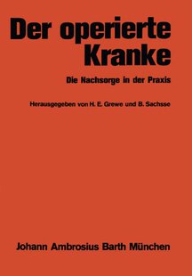 【预订】Der Operierte Kranke: Die Nachsorge ...