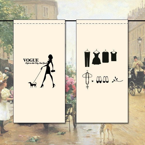 试衣间门帘 现代简约、布帘订做印刷、服装店隔断帘定制、印LOGO