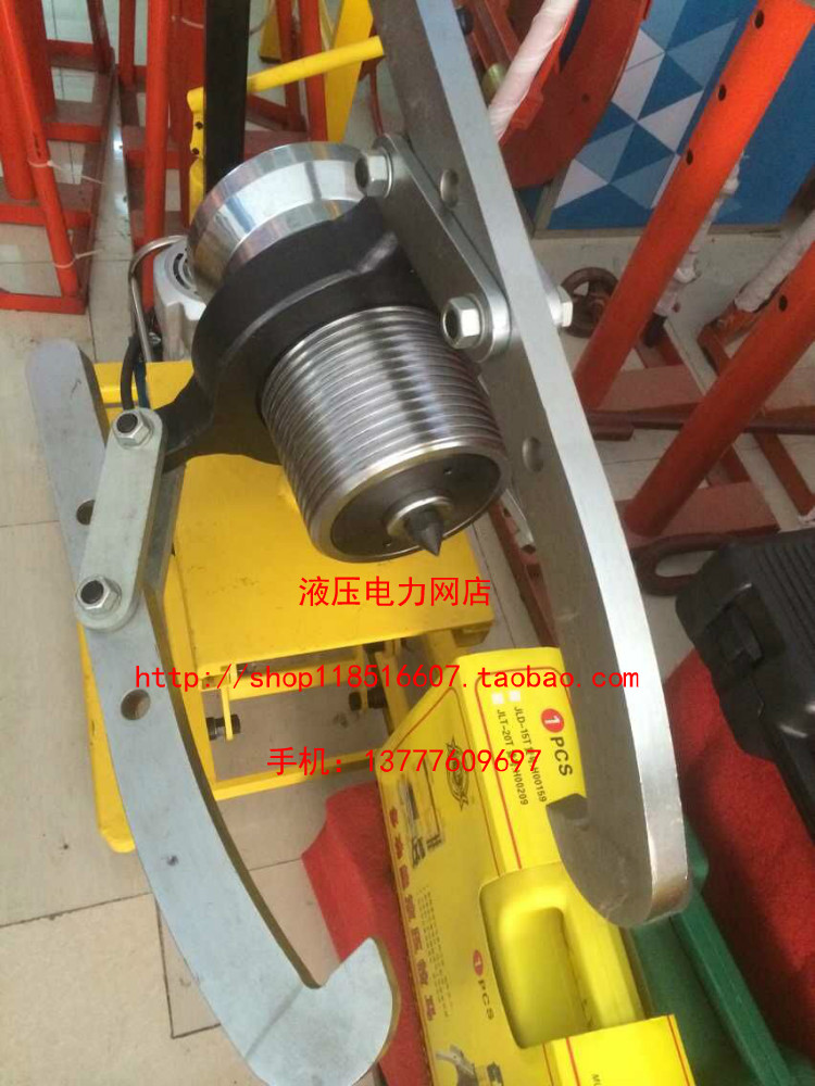 车载式拔轮器 100T/600mm分体式液压拉马含液压升降平台三爪拉马1