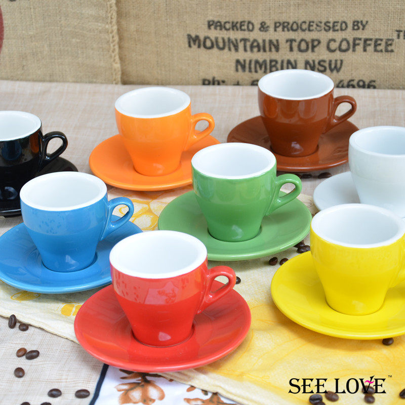 米兰出口卡布奇诺郁金香咖啡杯