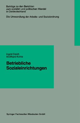 【预售】Betriebliche Sozialeinrichtungen